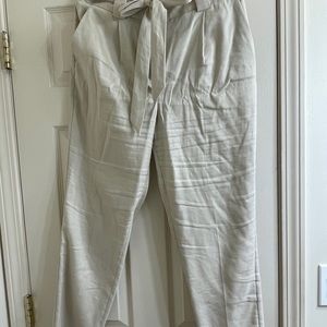 Paper waist dress pants